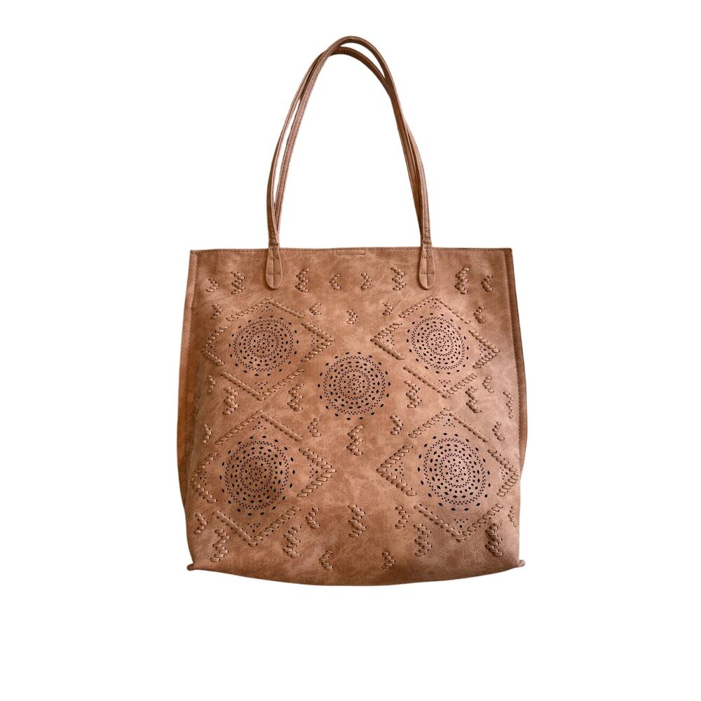 Anthropologie Suede Tote Bag - Street Level